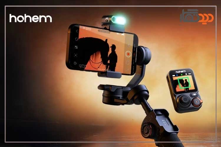 گیمبال موبایل هوهم Hohem iSteady M7 Smartphones Gimbal و نمای جانبی