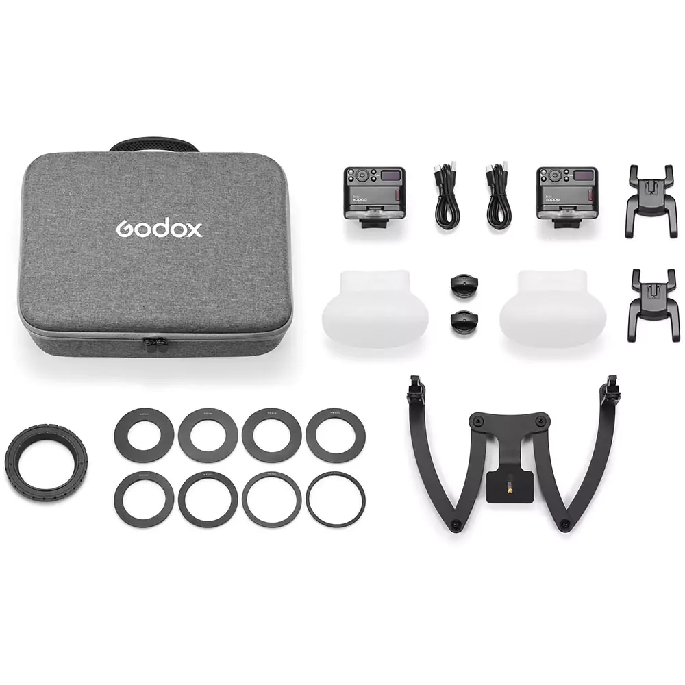 فلاش ماکرو گودکس Godox MF12-DK3 Dental Macro Flash Kit with Bracket No Trigger
