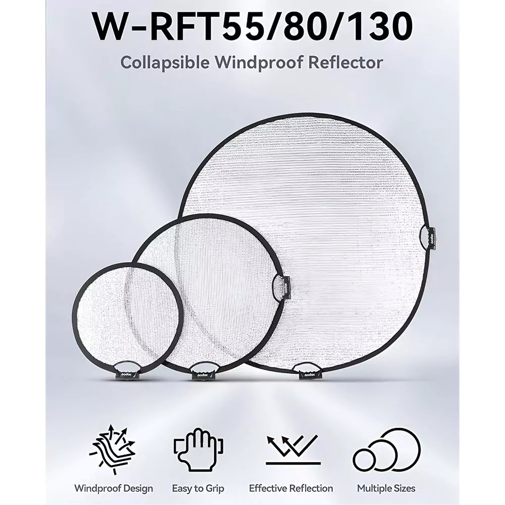 رفلکتور گودکس Godox W-RFT-130 WIND-PROOF Reflector — تصویر 4