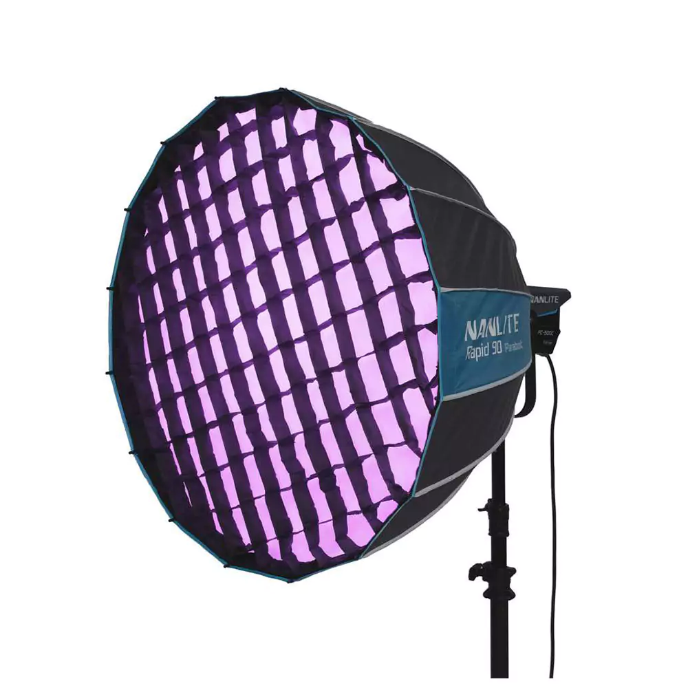 سافت باکس پارابولیک رپید نانلایت Nanlite Parabolic softbox SB-RP-90 — تصویر 3