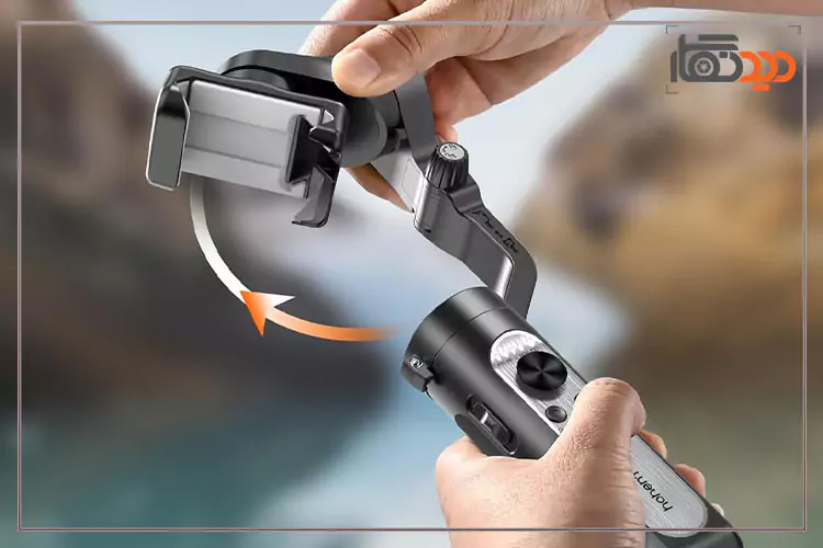 گیمبال هوهم Hohem iSteady XE Kit و چرخش 180 درجه