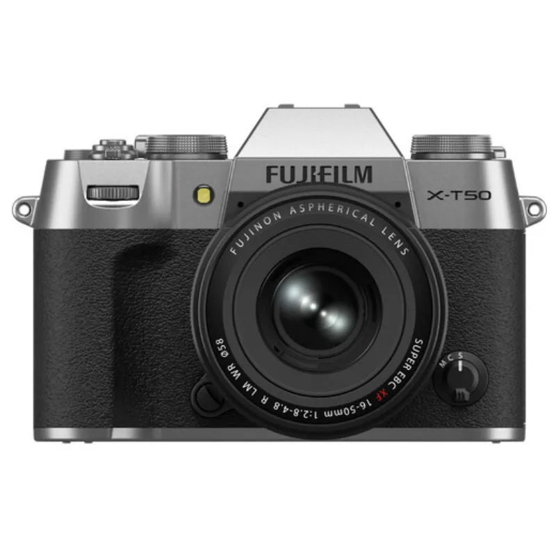 دوربین عکاسی بدون آینه فوجی فیلم Fujifilm X-T50 Mirrorless Camera with 16-50mm f/2.8-4.8 Lens Silver