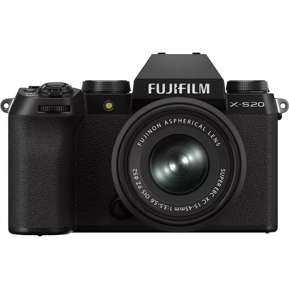 دوربین عکاسی بدون آینه فوجی فیلم Fujifilm X-S20 Mirrorless Camera XC15-45mm Lens Kit Black