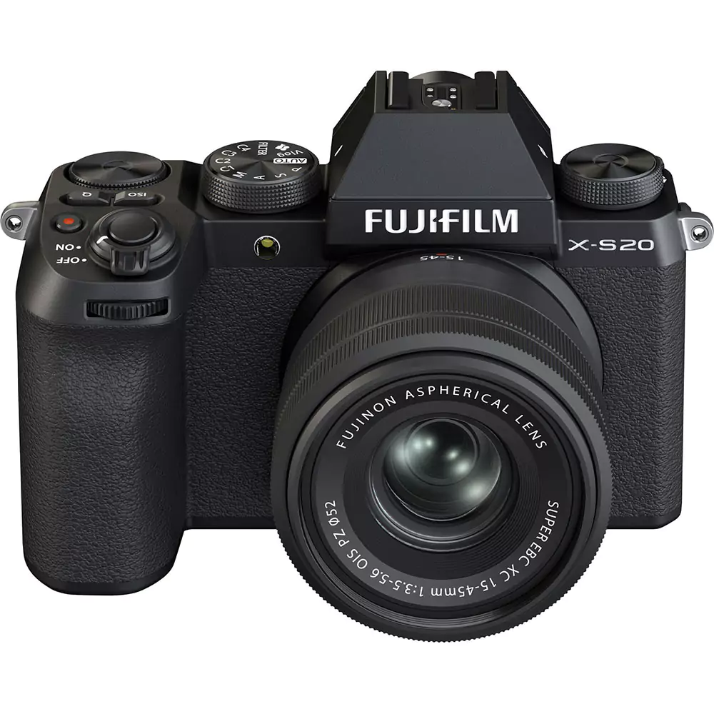 دوربین عکاسی بدون آینه فوجی فیلم Fujifilm X-S20 Mirrorless Camera XC15-45mm Lens Kit Black