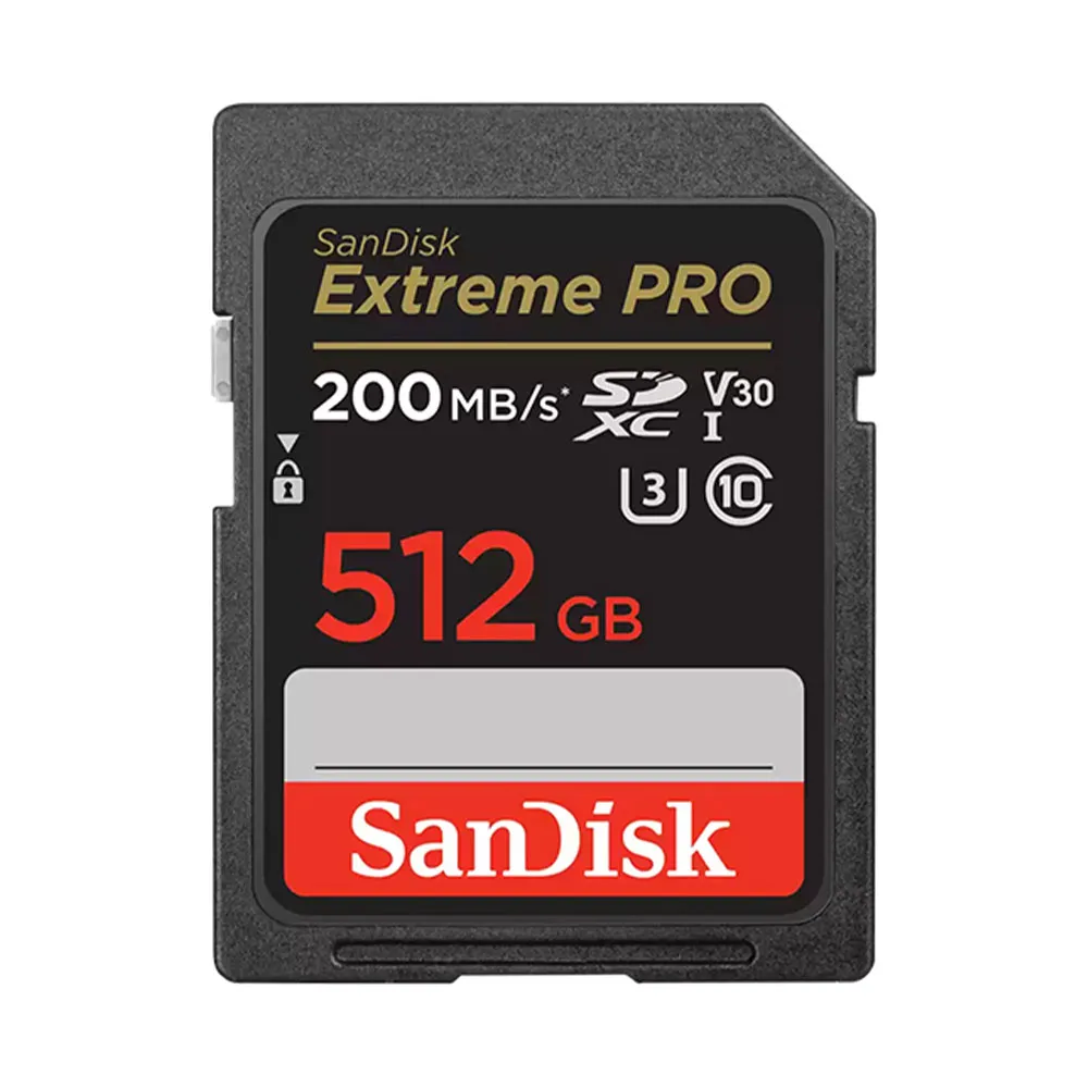 کارت حافظه سن دیسک ظرفیت 512 گیگابایت SanDisk 512GB Extreme PRO SDXC UHS-I