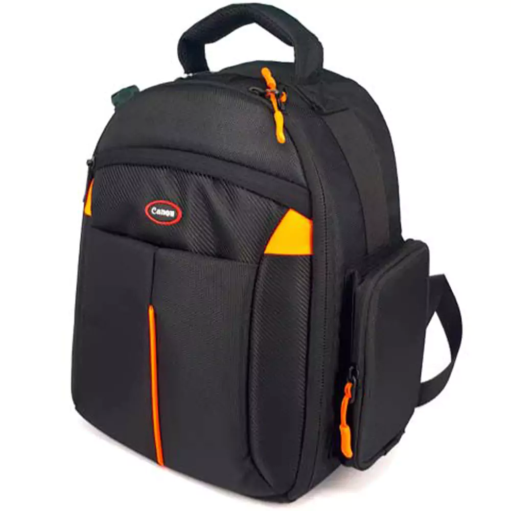 کوله پشتی دوربین طرح کانن نارنجی Canon P401 Camera Bag Orange
