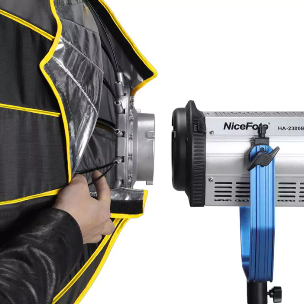 سافت باکس پارابوليک پرتابل نايس فوتو Nicefoto 90cm Portable Parabolic Soft Box — تصویر 4