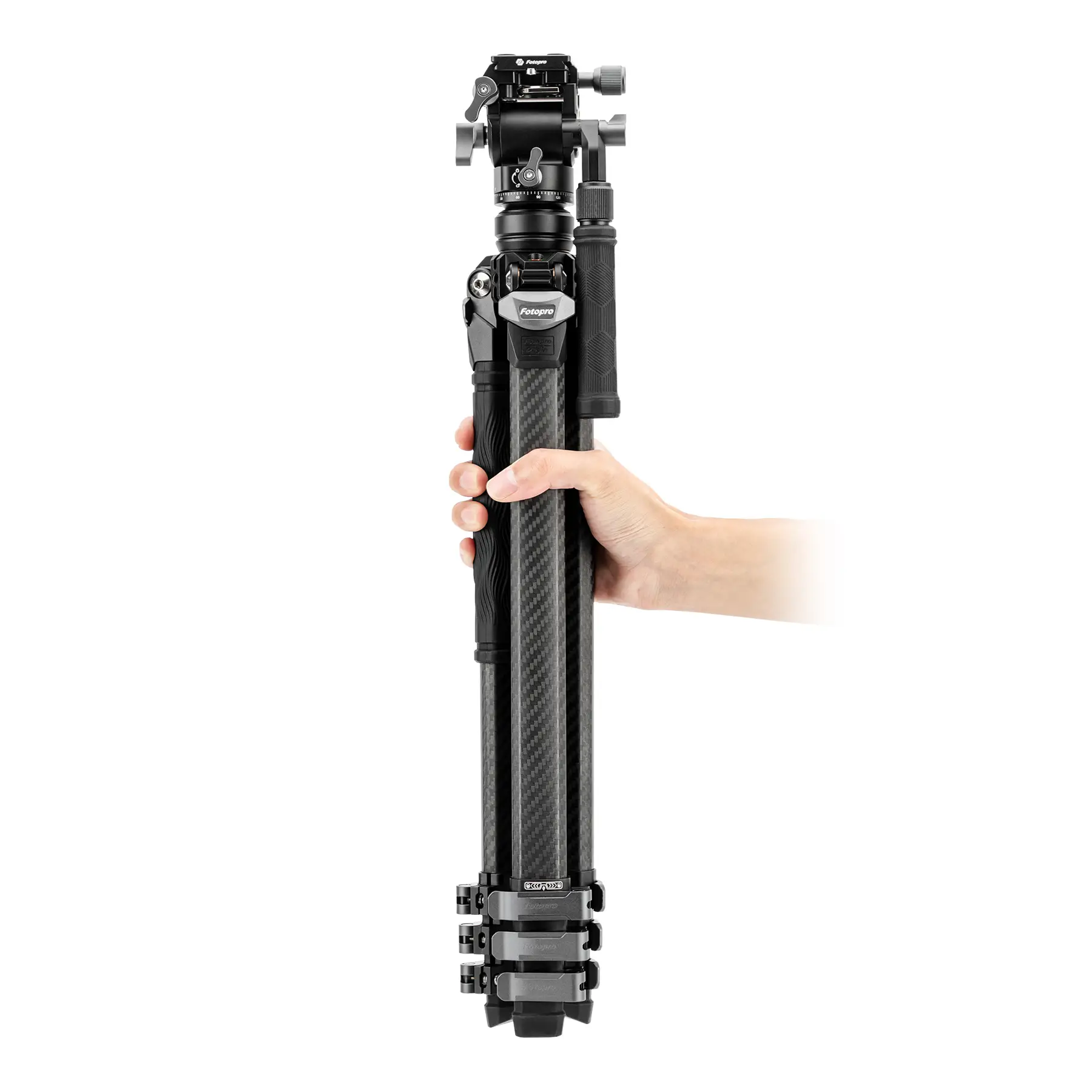 سه پایه دوربین فوتوپرو Fotopro Origin Video Tripod Black — تصویر 2