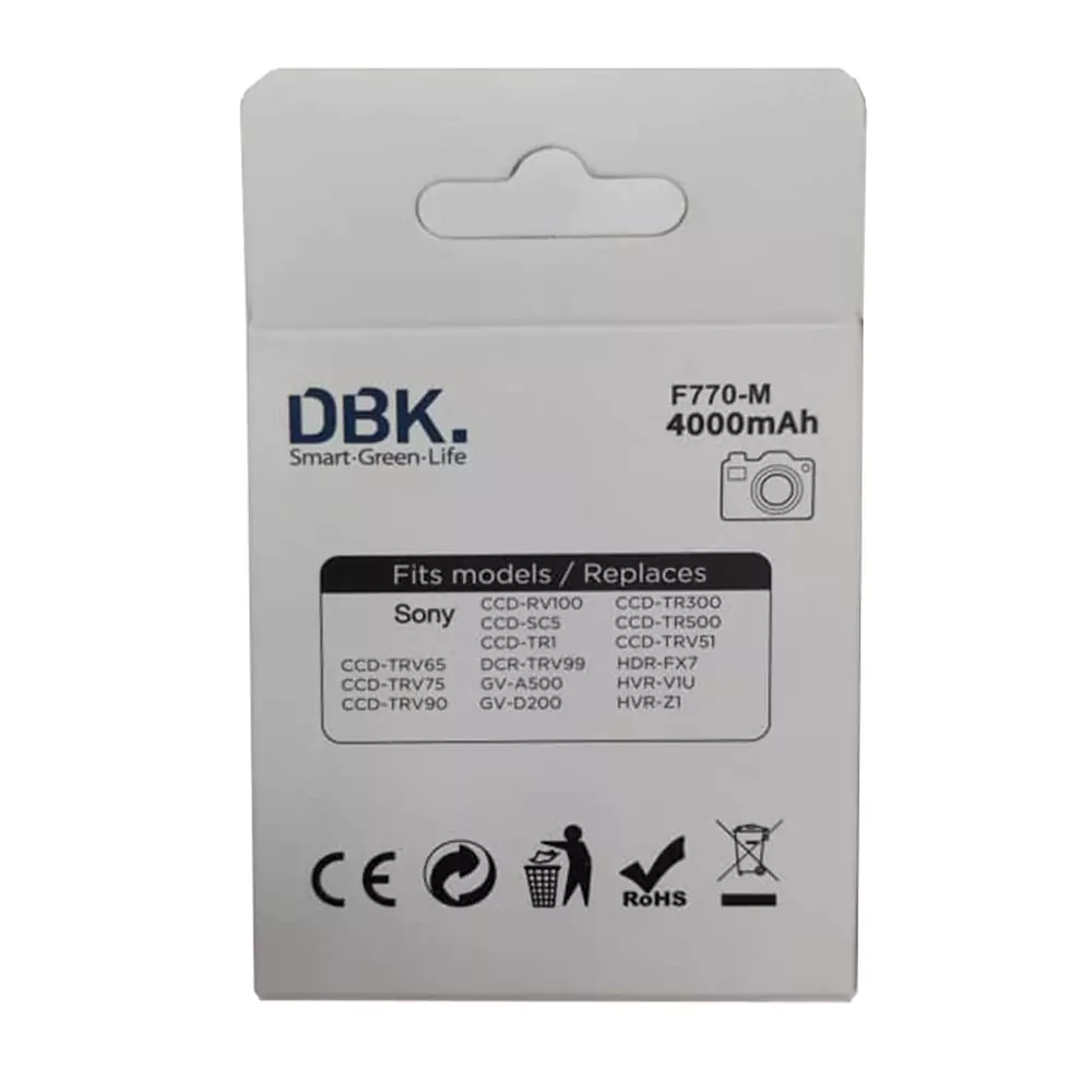 باتری دوربین عکاسی دی بی کی DBK NP-F770M Battery