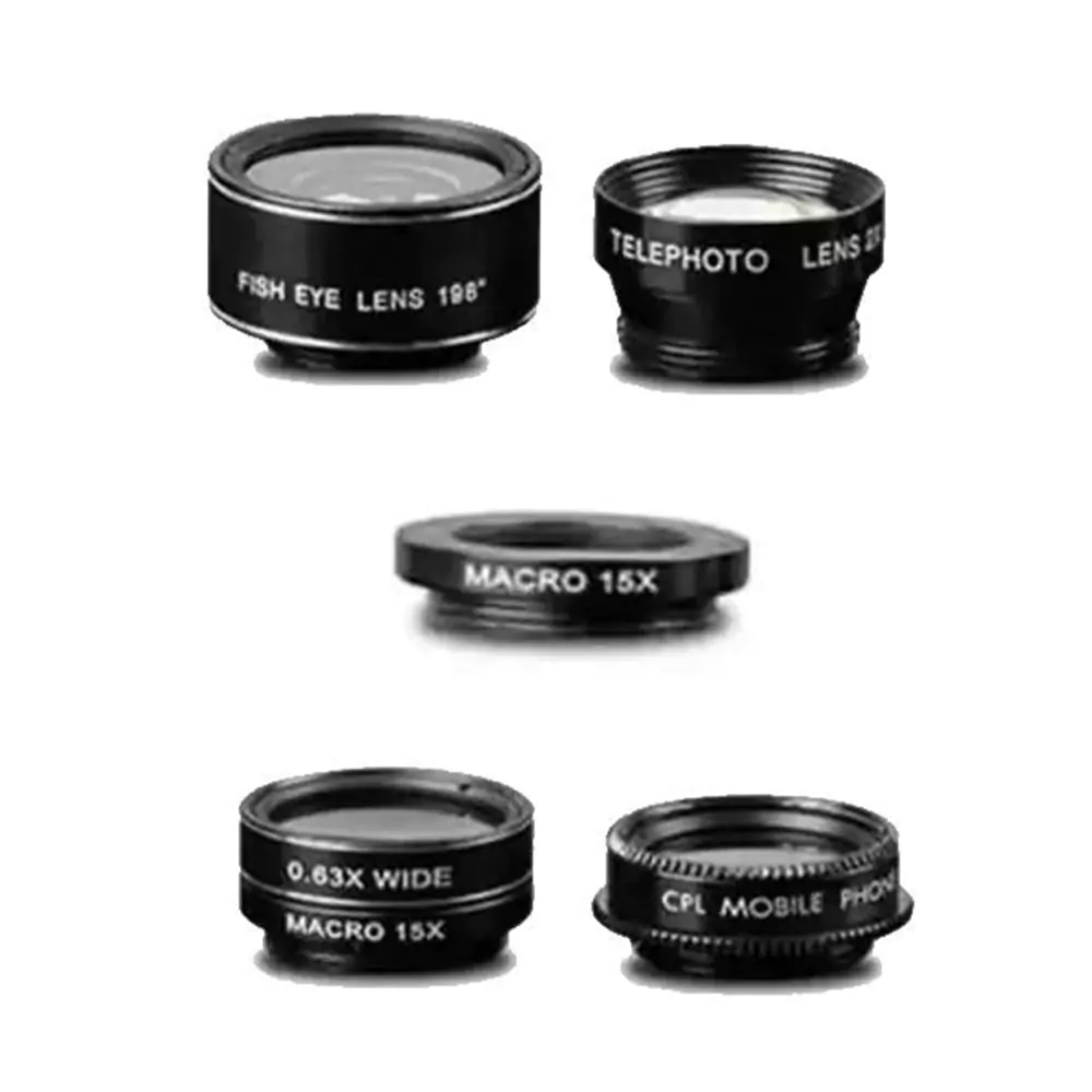 کیت لنز موبایل ایبولو IBOOLO 5-in-1 mobile lens kit