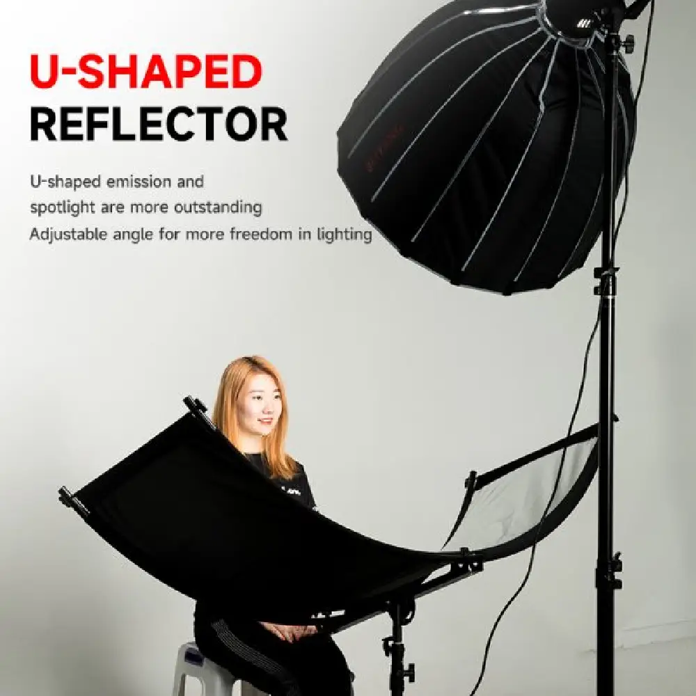 رفلکتور 4 کاره خمیده (U شکل) دیاموند Diamond 50×100cm Curved Reflector — تصویر 3