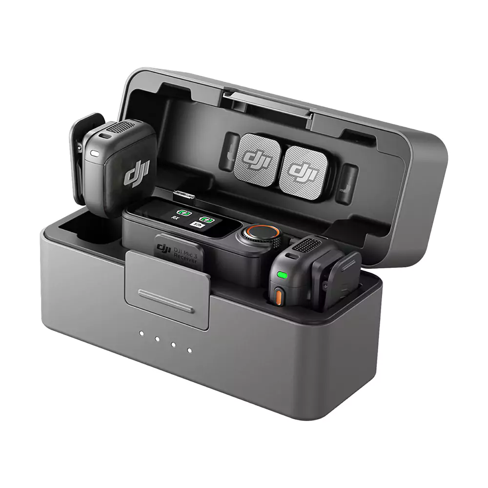میکروفون بیسیم دی جی آی DJI Mic 3 2-Person Compact Wireless Microphone