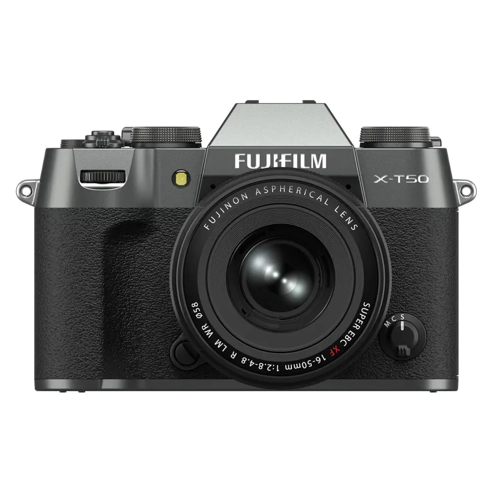 دوربین عکاسی بدون آینه فوجی فیلم Fujifilm X-T50 Mirrorless Digital Camera XF16-50mmF2.8-4.8 R LM WR Lens Kit Charcoal Silver