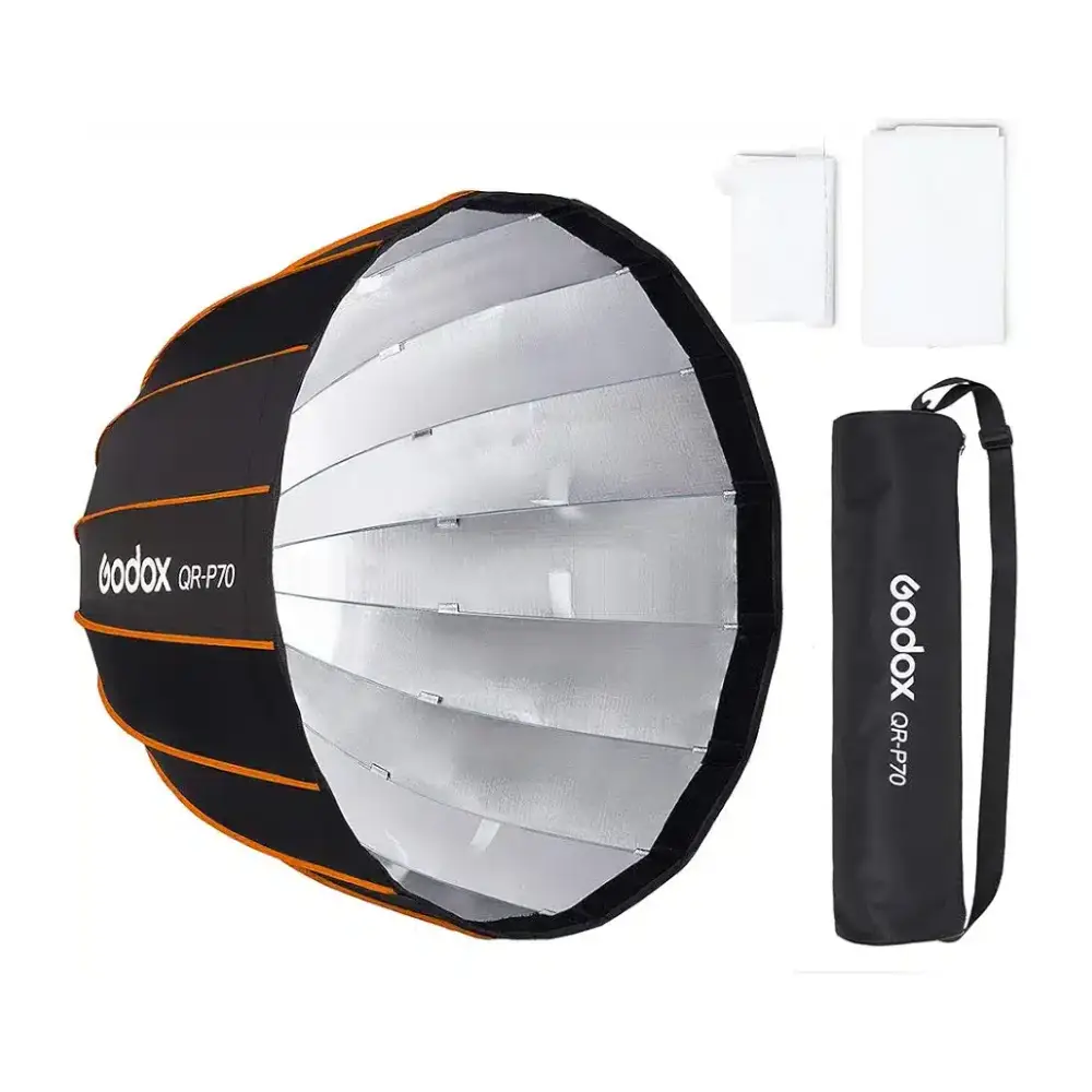 سافت باکس پارابولیک پرتابل گودکس Godox QR-P70 Parabolic Octabox 70cm — تصویر 2