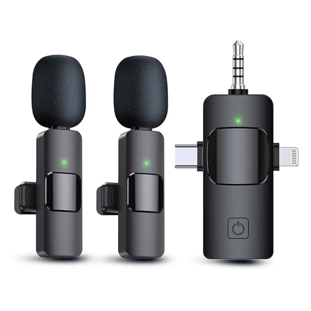 میکروفون بی سیم یقه ای دو کاربره انسر Answer K15 2in1 Wirreless Microphone