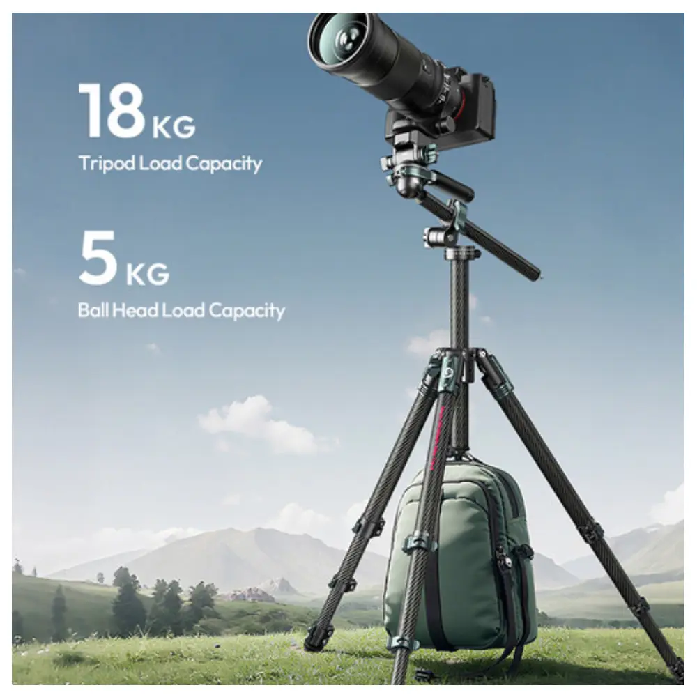 سه پایه دوربین عکاسی و موبایل اولانزی Ulanzi JJ06 GlideGo Video Tripod — تصویر 6