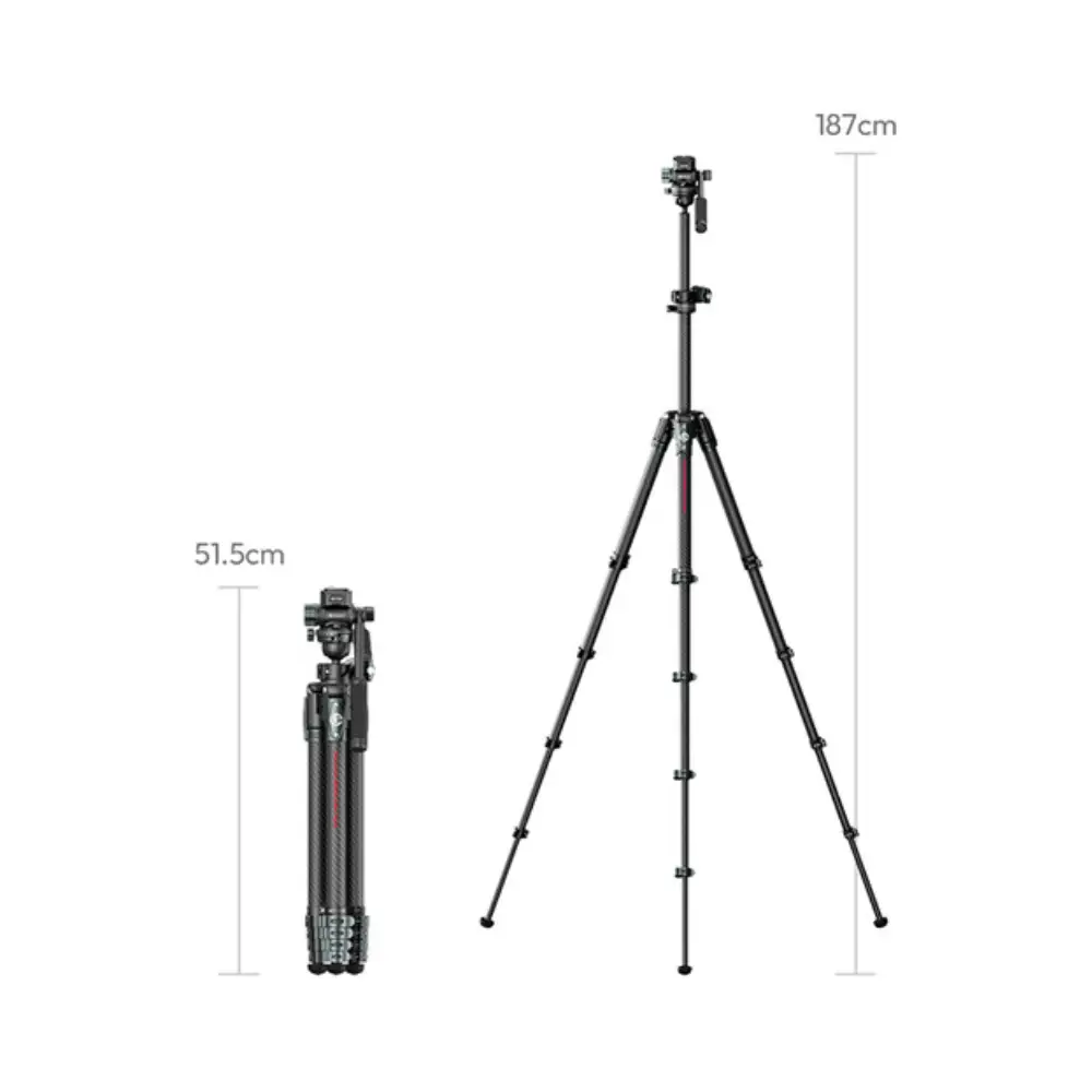 سه پایه دوربین عکاسی و موبایل اولانزی Ulanzi JJ06 GlideGo Video Tripod — تصویر 4
