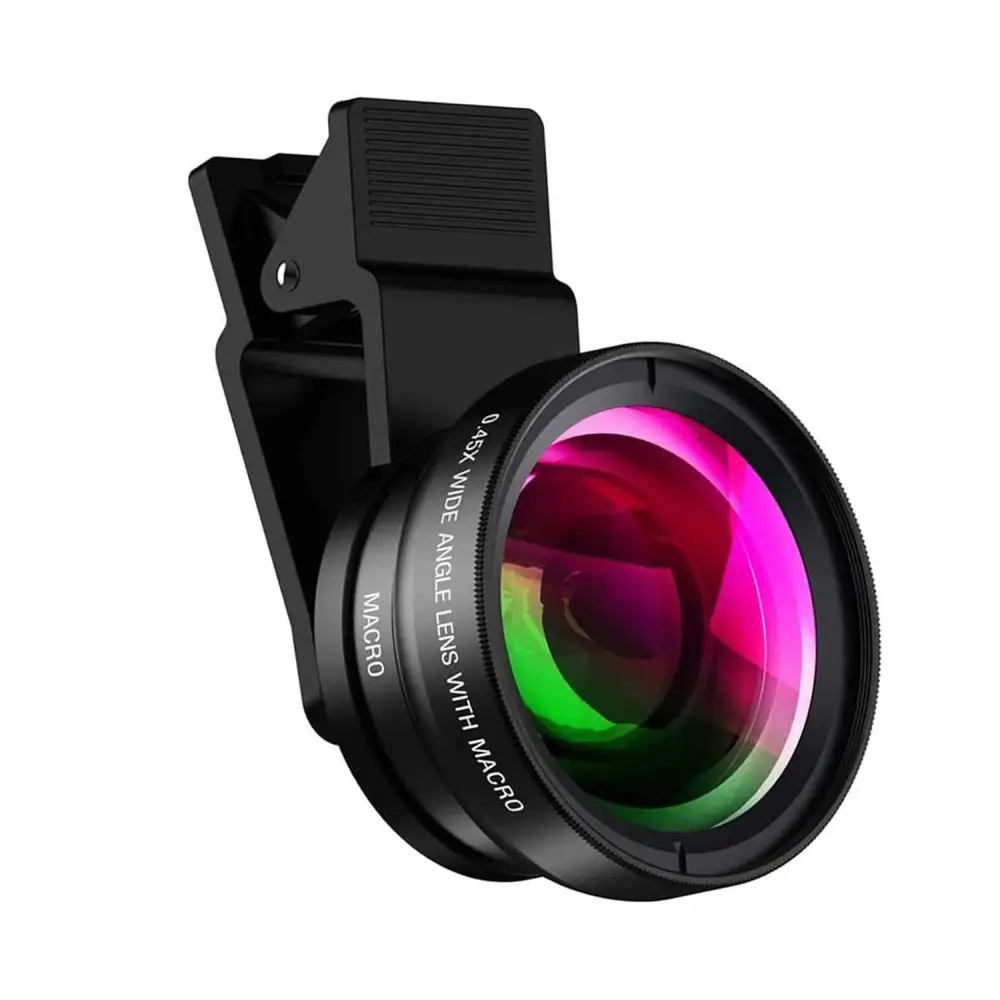 لنز موبایل ماکرو - واید اپکسل APEXEL 2in1 APL-0.45WM Wide Macro Lens