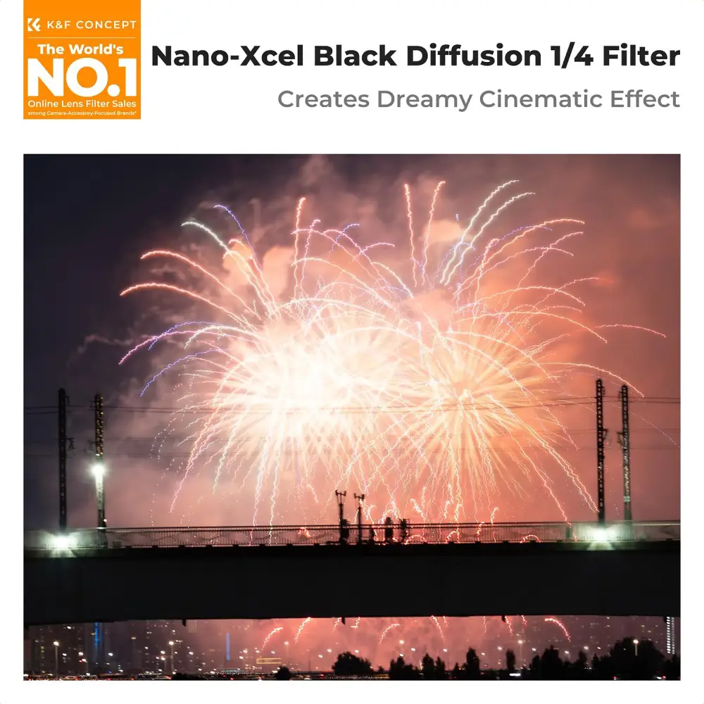 فیلتر لنز کی اند اف K&amp;F B-DIFFUSION 1/4 HMC NANO C 77mm FILTER — تصویر 5