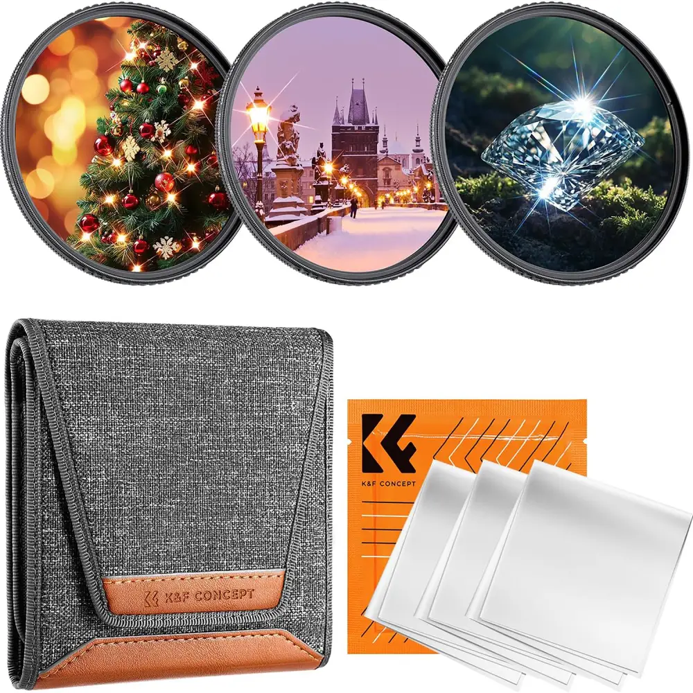 فیلتر ستاره زن کی اند اف K&amp;F KIT STAR (4,6,8) HMC NANO K 82MM FILTER — تصویر 8