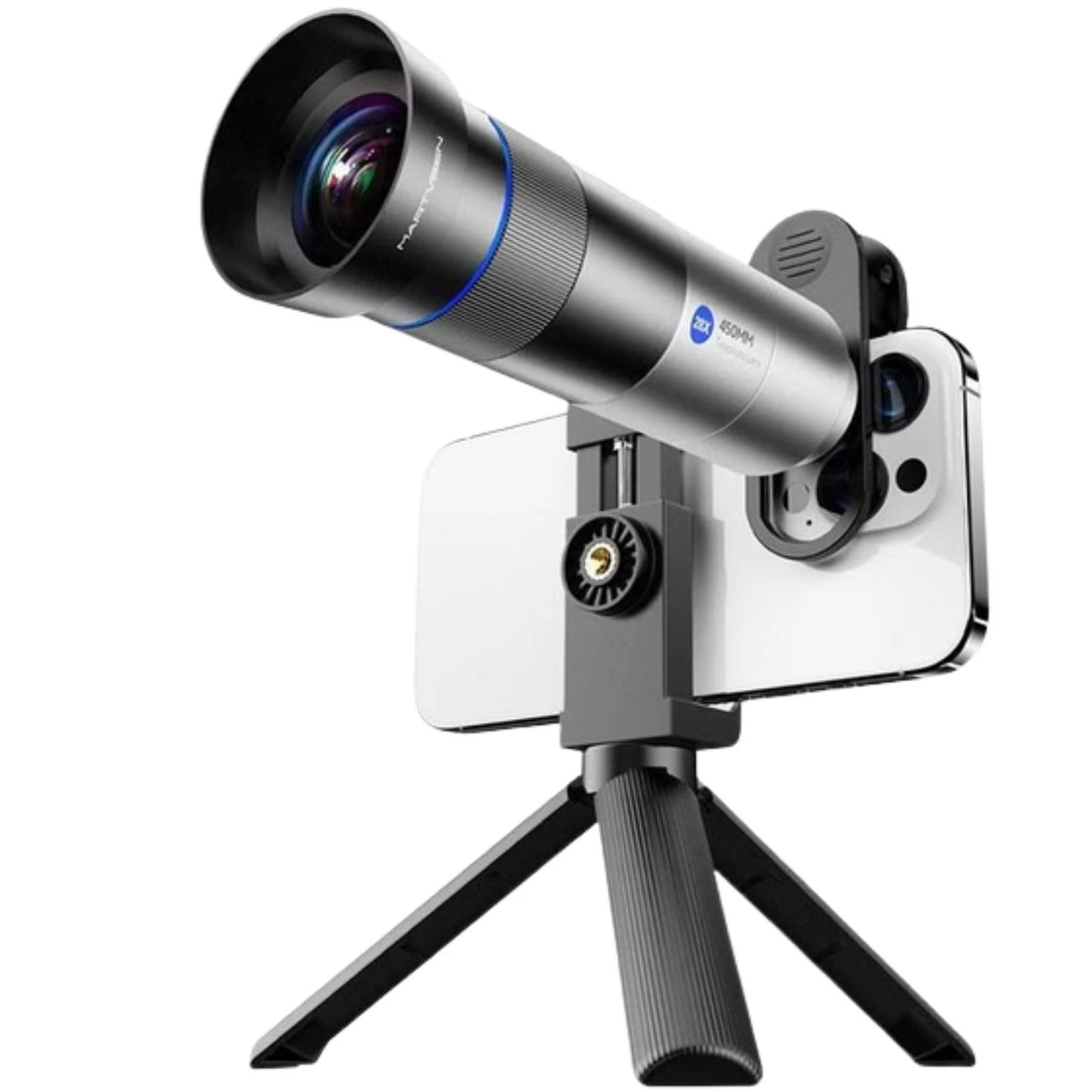کیت لنز موبایل تله فوتو 28 برابری MARTVSEN TELEPHOTO LENS 28X Kit FOR MOBILE
