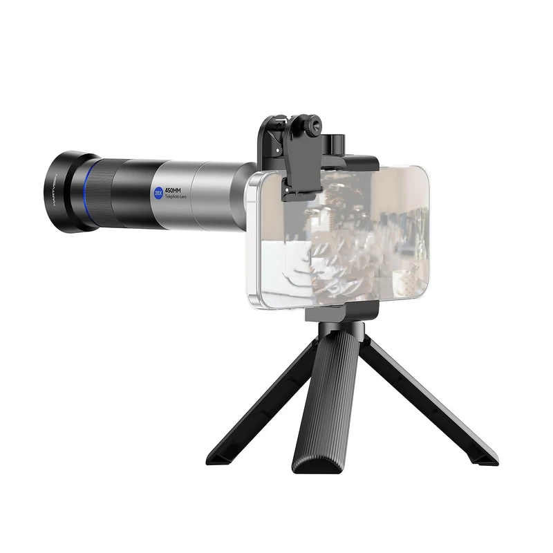 کیت لنز موبایل تله فوتو 28 برابری MARTVSEN TELEPHOTO LENS 28X Kit FOR MOBILE