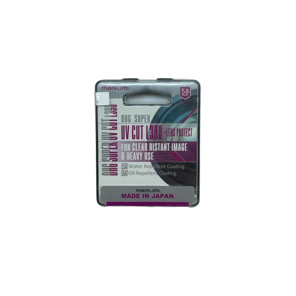 فیلتر یو وی مارومی MARUMI SUPER DHG LENS PROTECT UV CUT L390 58mm FILTER — تصویر 2