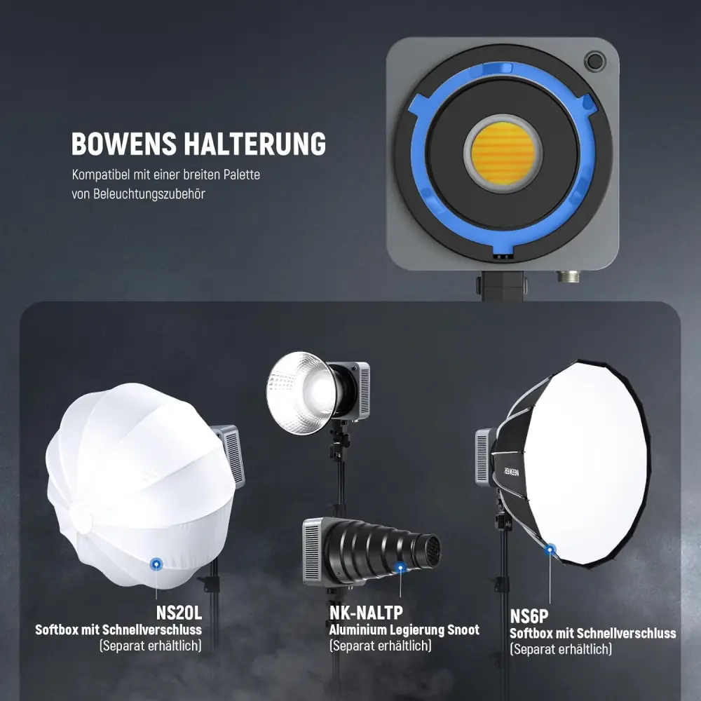 ویدیو لایت نیور NEEWER HS200B HANDHELD BI-COLOR LED VIDEO LIGHT(EU) — تصویر 7
