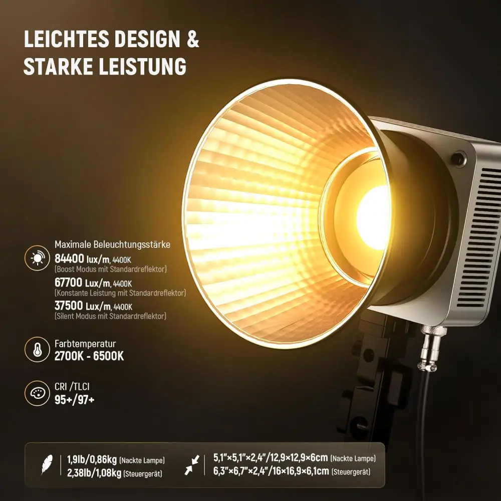ویدیو لایت نیور NEEWER HS200B HANDHELD BI-COLOR LED VIDEO LIGHT(EU) — تصویر 1