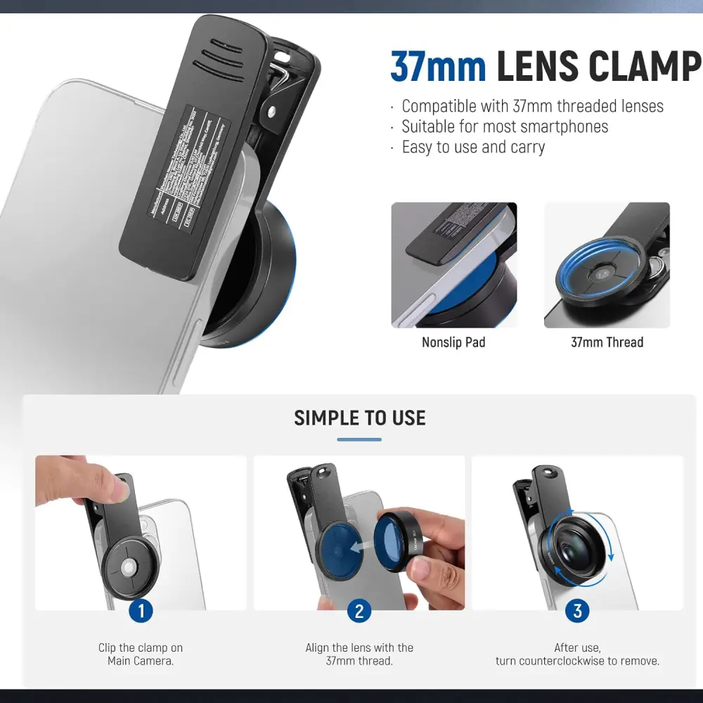 لنز موبایل نیور NEEWER LS-69 15X MACRO MOBILE PHONE LENS — تصویر 5