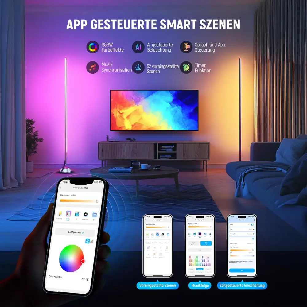 نور ال ای دی هوشمند نیور NEEWER NF01 Smart LED Floor Lamp