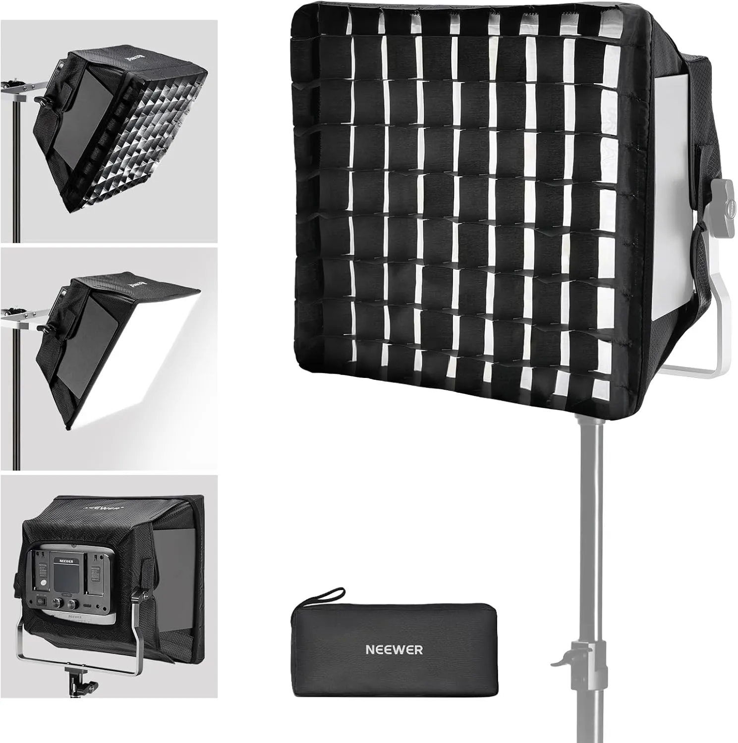 سافت باکس نیور NEEWER NS4S UPGRADED SOFTBOX WITH GRID FOR 660 LED LIGHT