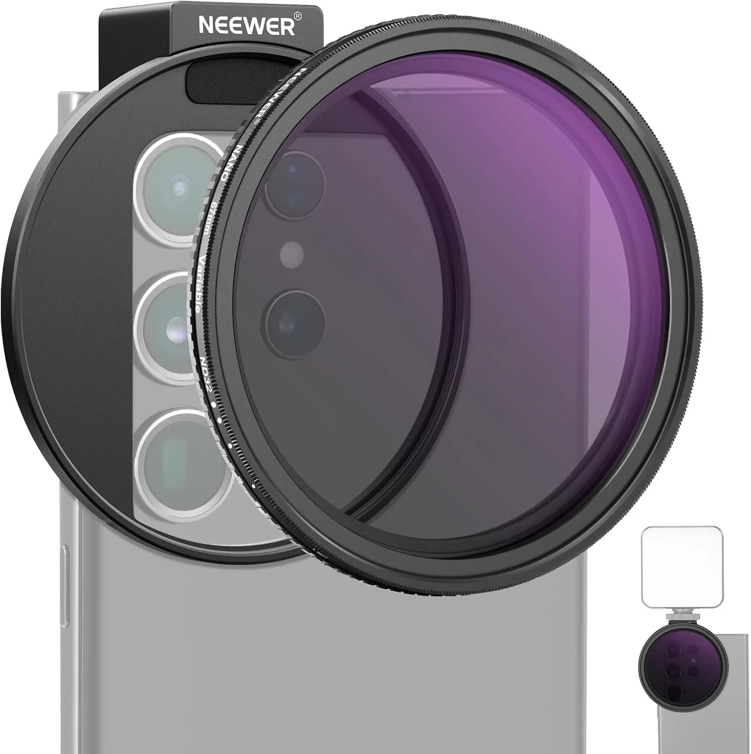 فیلتر لنز موبایل نیور NEEWER NW SERIES S 67mm HD VND2-32 FILTER
