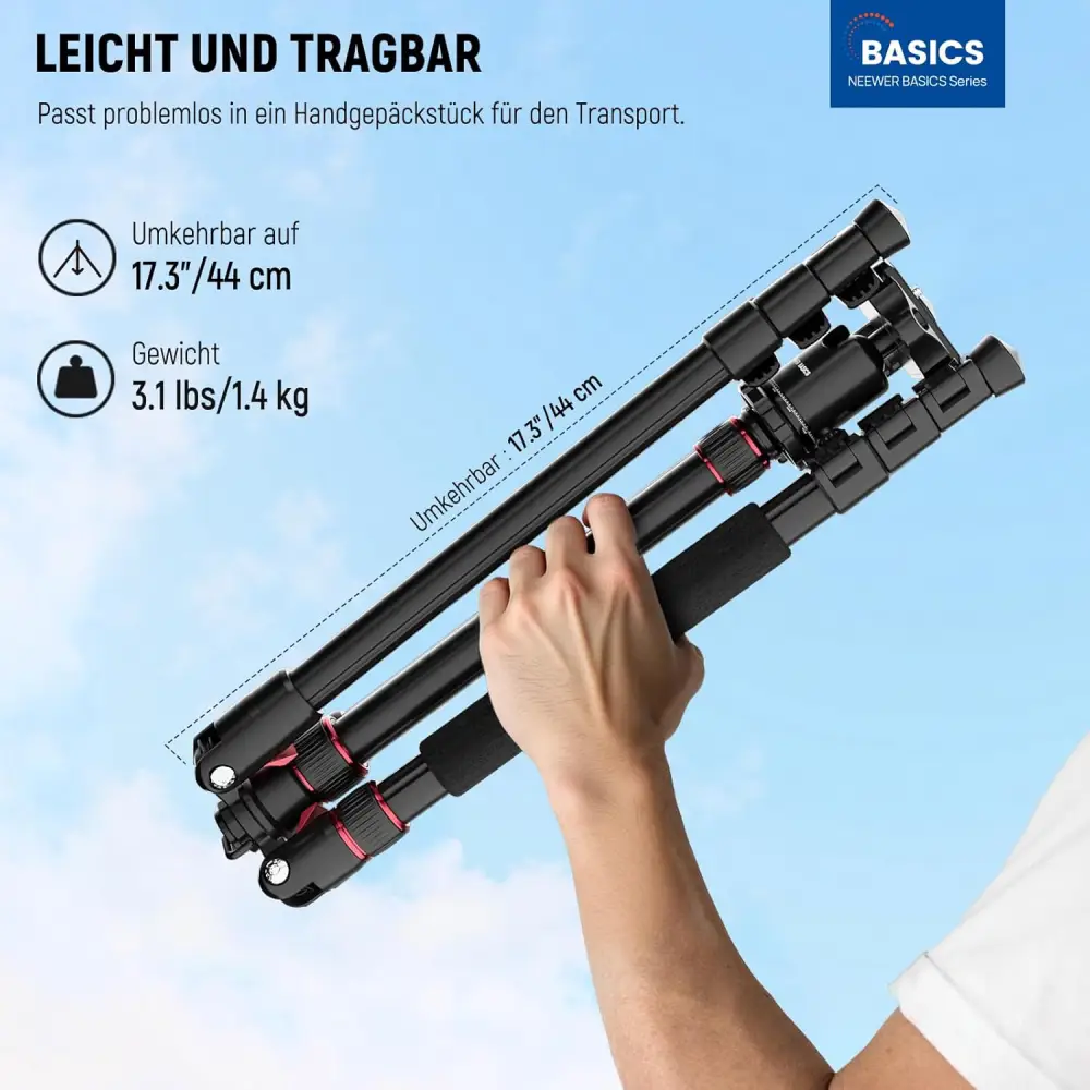 سه پایه دوربین نیور NEEWER TP15 Basics Camera Tripod Monopod