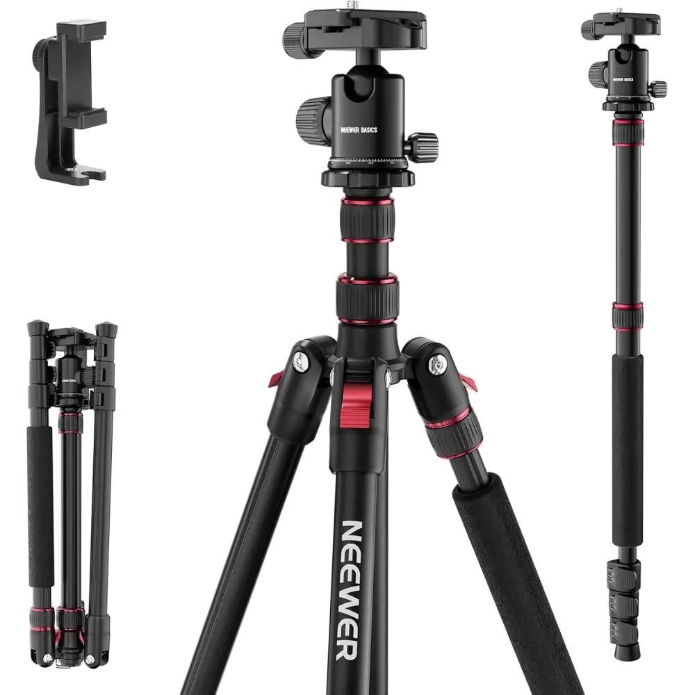 سه پایه دوربین نیور NEEWER TP15 Basics Camera Tripod Monopod