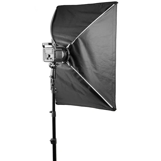 کیت دو شاخه ویدیو لایت نورپردازی 300 وات bk1201 با پایه و سافت باکس 50 × 70سانتیمتر