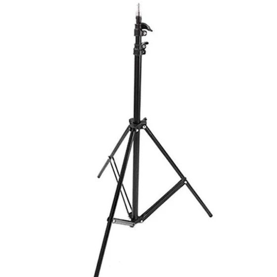 کیت دو شاخه ویدیو لایت نورپردازی 300 وات bk1201 با پایه و سافت باکس 50 × 70سانتیمتر — تصویر 2