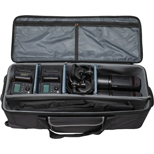 کیف کوله پشتی چرخ‌دار گودکس Godox CB-06 Wheeled Hard Case for Gemini GT or GS Series — تصویر 4