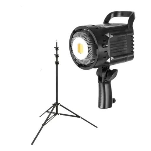 کیت تولید محتوا ویدئو لایت 300 وات Ky-Bk 1201 با پایه و سافت باکس 60*90