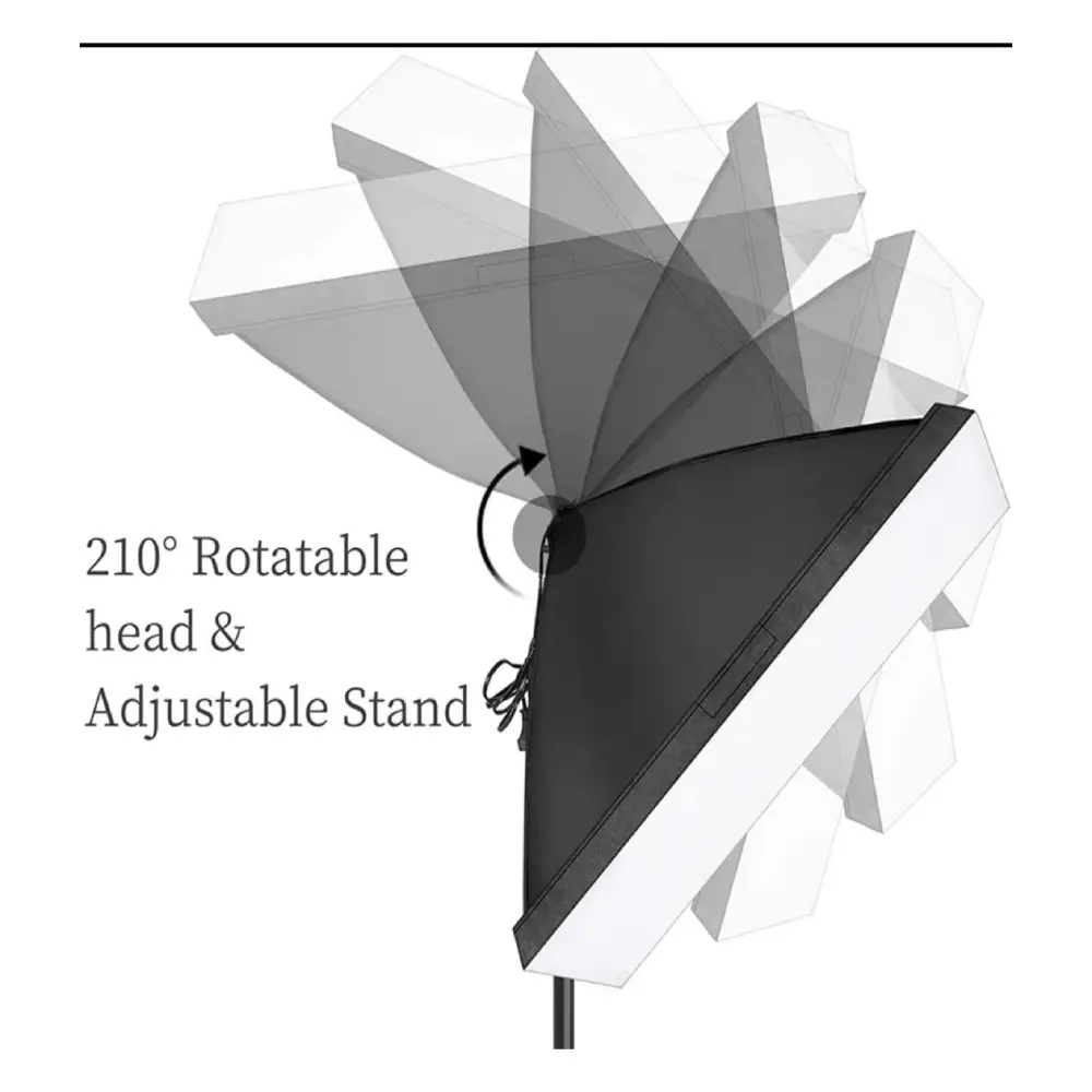 کیت دو شاخه هولدر سرامیکی دیاموند Diamond Continuous Lighting 5 Lamps