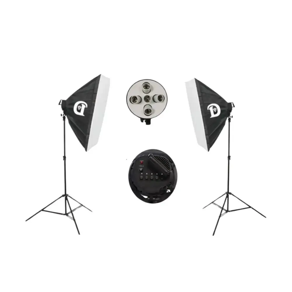 کیت دو شاخه هولدر سرامیکی دیاموند Diamond Continuous Lighting 5 Lamps