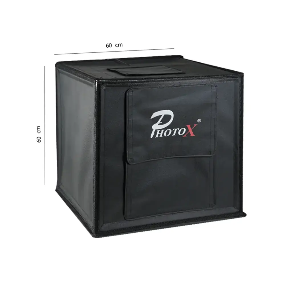 خیمه نور ال ای دی دار فوتوکس Photox Single-Color LED Light Box 60×60cm — تصویر 3