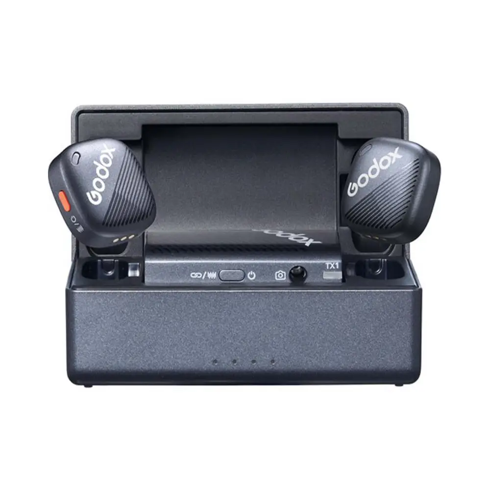 میکروفون بی‌سیم گودکس  Godox Cube-C Combo Kit 2 Wireless Dual-Person Microphone — تصویر 2