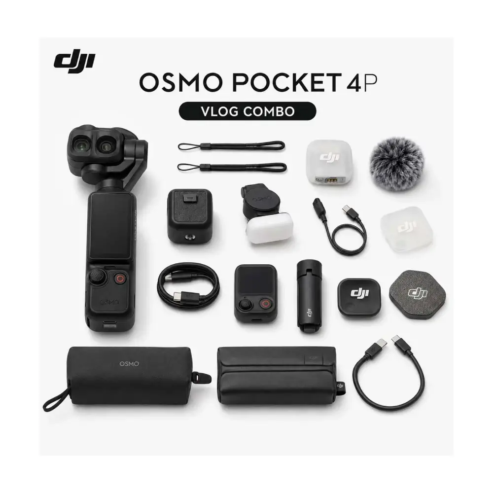 دوربین اسمو پاکت دی‌جی‌آی DJI Osmo Pocket 4P Vlog Combo — تصویر 1