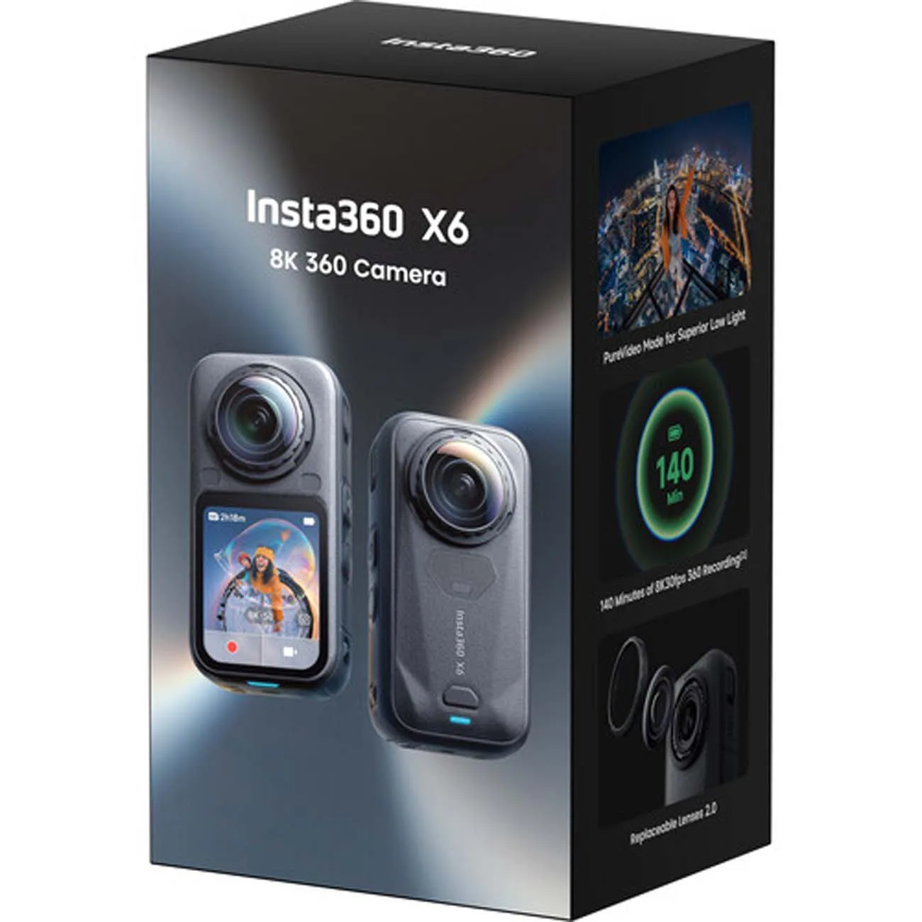 دوربین اکشن اینستا Insta360 X6 360° 8K Camera Essentials Bundle — تصویر 3