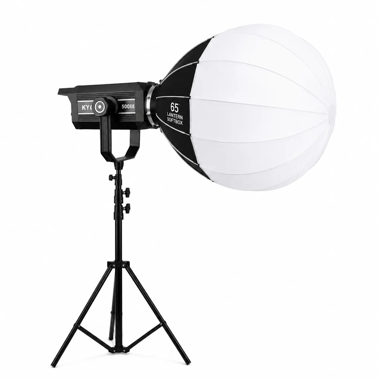 کیت ویدیولایت KY-BK500III ظرفیت ۵۰۰ وات به همراه سافت باکس بالونی (لنترن)سه پایه حرفه ای