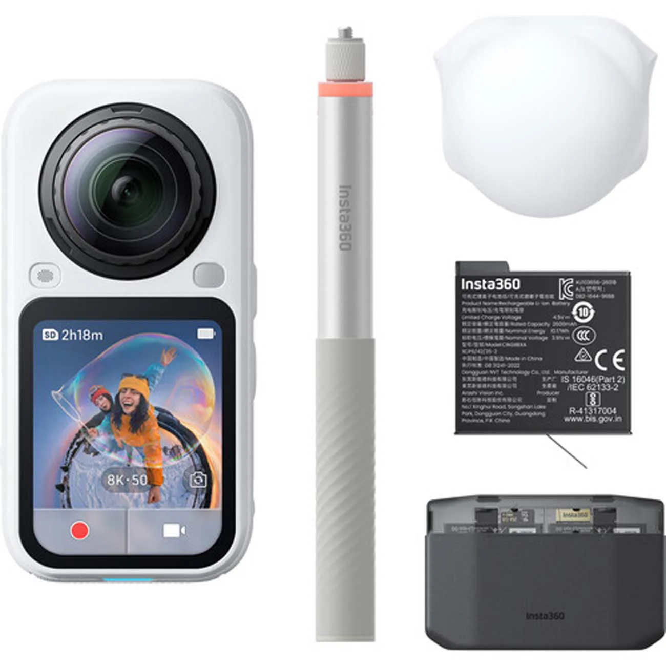 دوربین اکشن اینستا Insta360 X6 360° 8K Camera Essentials Bundle — تصویر 4