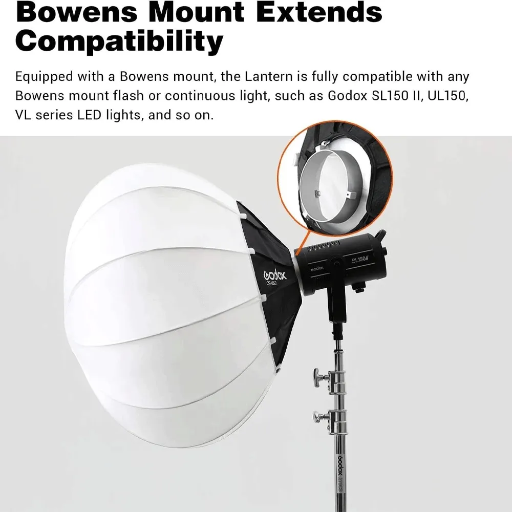 سافت بال بالنی گودکس Godox CS-50D Lantern Softbox — تصویر 3