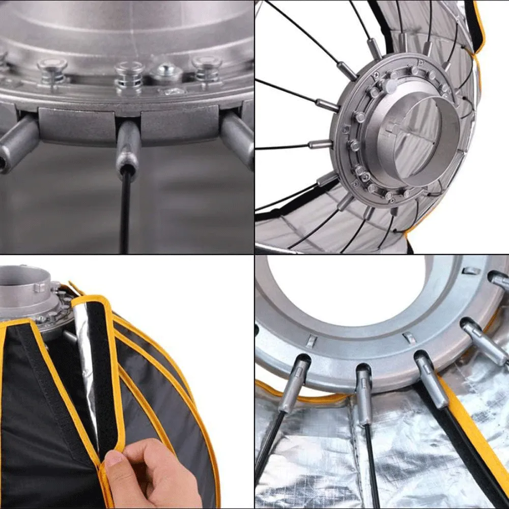 سافت باکس پارابولیک نایس فتو NiceFoto Parabolic Soft Box LED 60cm