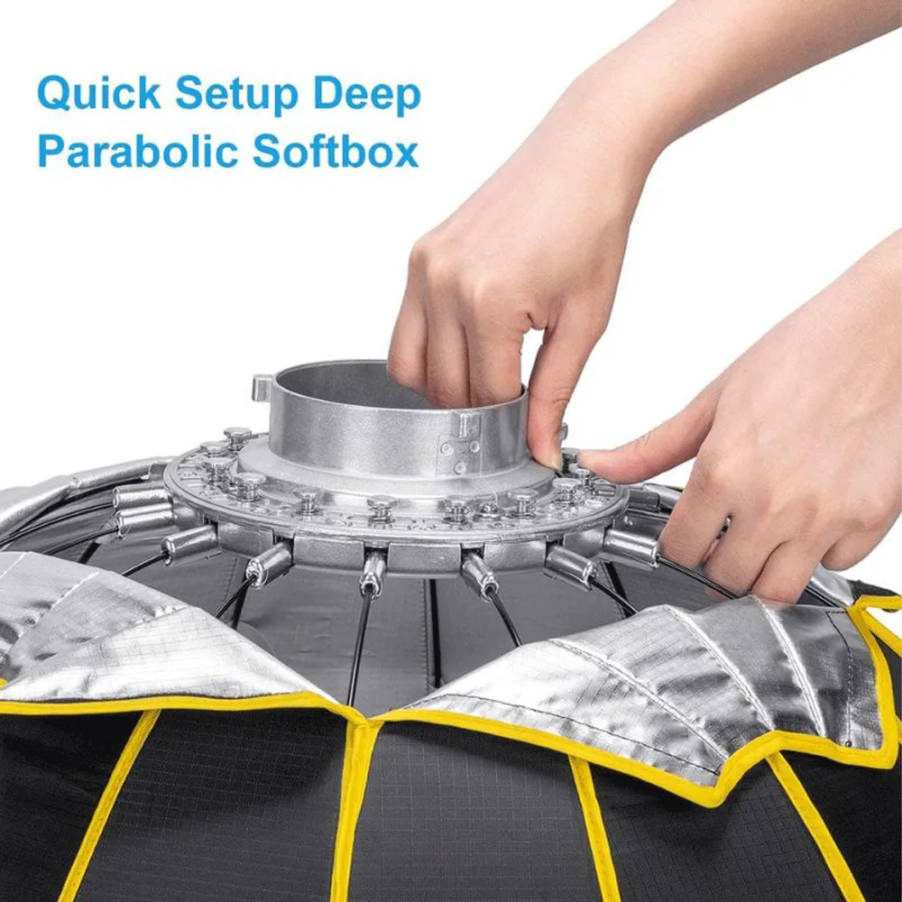 سافت باکس پارابولیک نایس فتو NiceFoto Parabolic Soft Box LED 60cm — تصویر 2